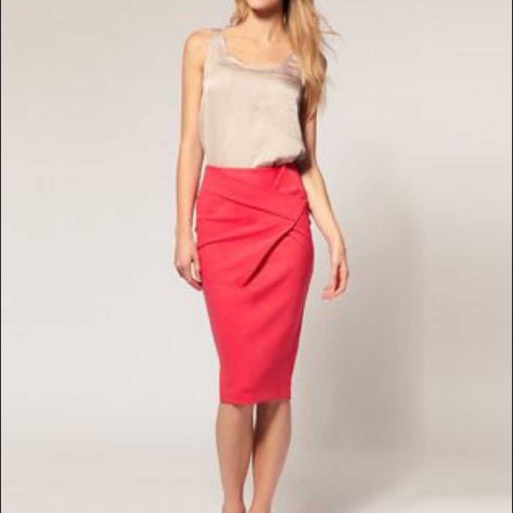 ASOS Origami Bodycon Pencil Skirt Size 2 US